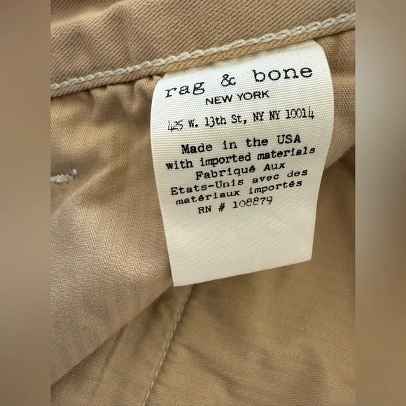 Rag & Bone — (NWOT) Fit 2 Chinos — Size 31 — NWOT - Picture 8 of 16